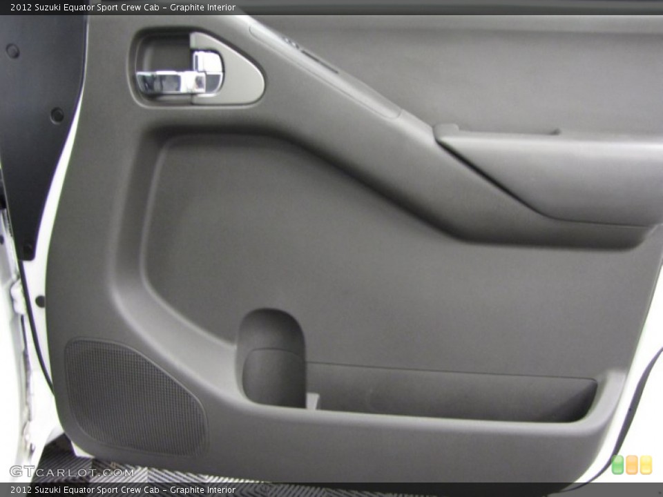 Graphite Interior Door Panel for the 2012 Suzuki Equator Sport Crew Cab #79768597