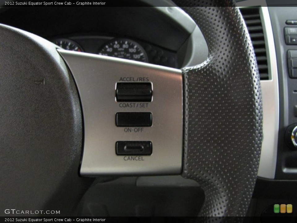 Graphite Interior Controls for the 2012 Suzuki Equator Sport Crew Cab #79768637