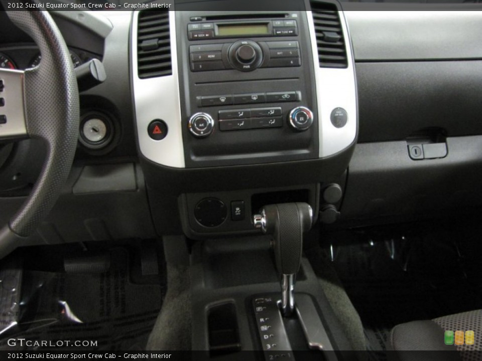 Graphite Interior Controls for the 2012 Suzuki Equator Sport Crew Cab #79768737