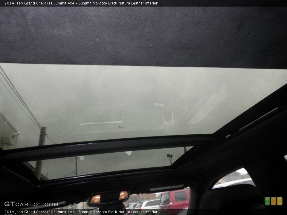 Summit Morocco Black Natura Leather Interior Sunroof for the 2014 Jeep Grand Cherokee Summit 4x4 #79769346