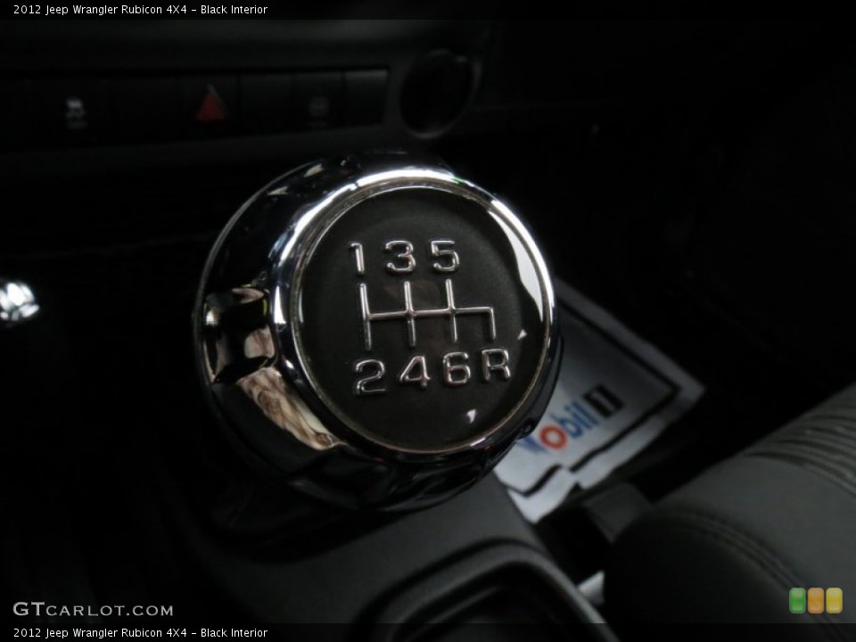 Black Interior Transmission for the 2012 Jeep Wrangler Rubicon 4X4 #79772713