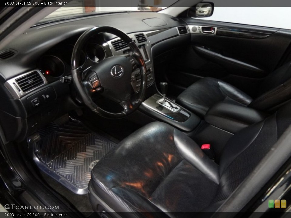 Black Interior Prime Interior for the 2003 Lexus GS 300 #79773813