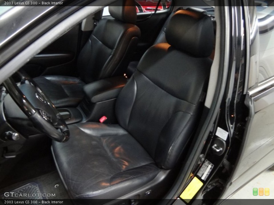 Black Interior Front Seat for the 2003 Lexus GS 300 #79773988