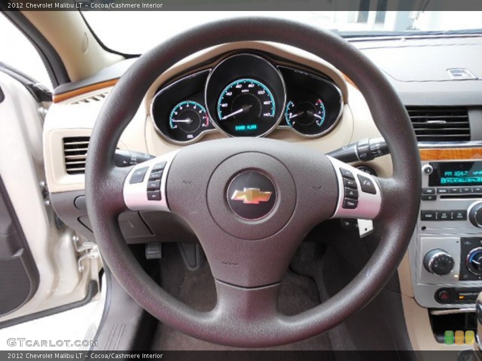 Cocoa/Cashmere Interior Steering Wheel for the 2012 Chevrolet Malibu LT #79773992