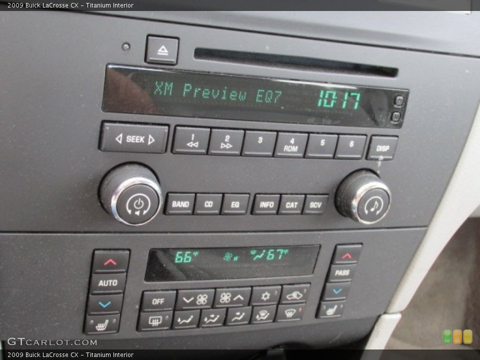 Titanium Interior Controls for the 2009 Buick LaCrosse CX #79774496