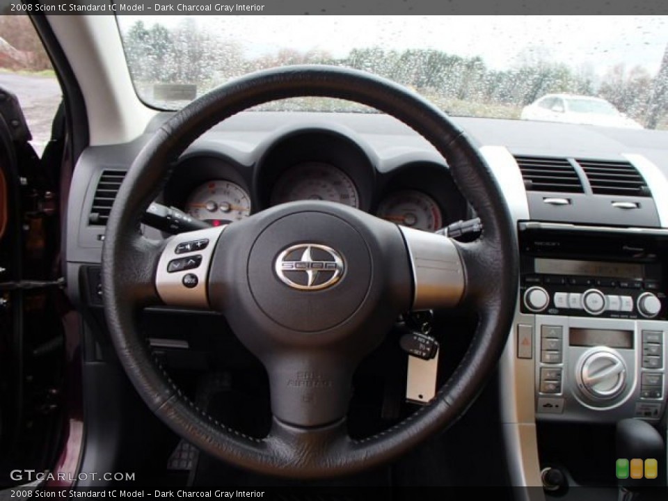 Dark Charcoal Gray Interior Steering Wheel for the 2008 Scion tC  #79774643