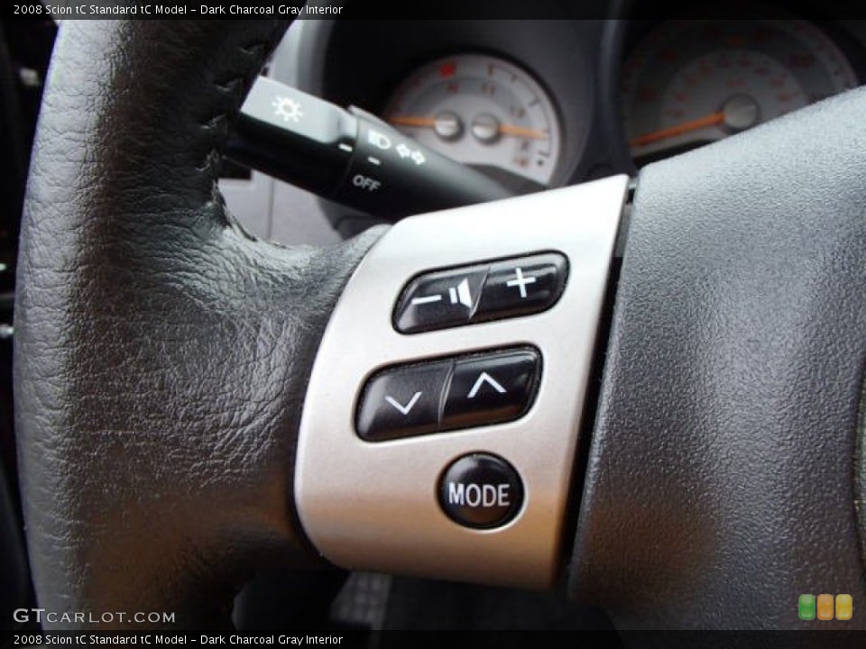Dark Charcoal Gray Interior Controls for the 2008 Scion tC  #79774661