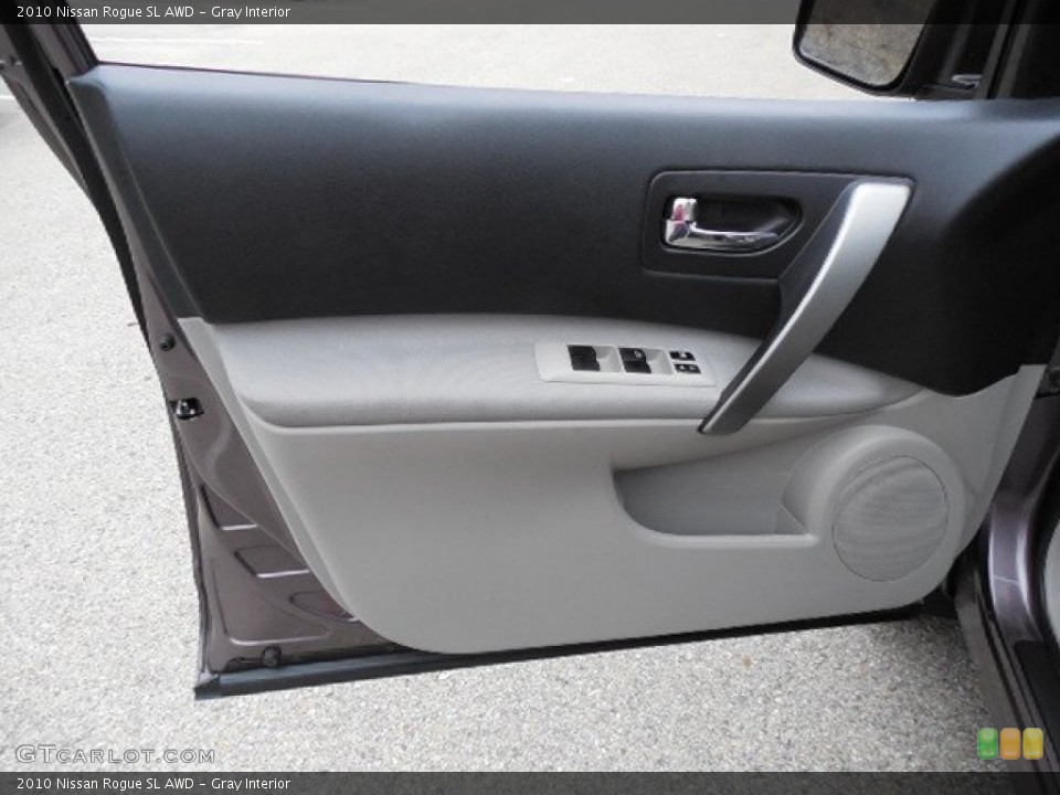 Gray Interior Door Panel for the 2010 Nissan Rogue SL AWD #79774856