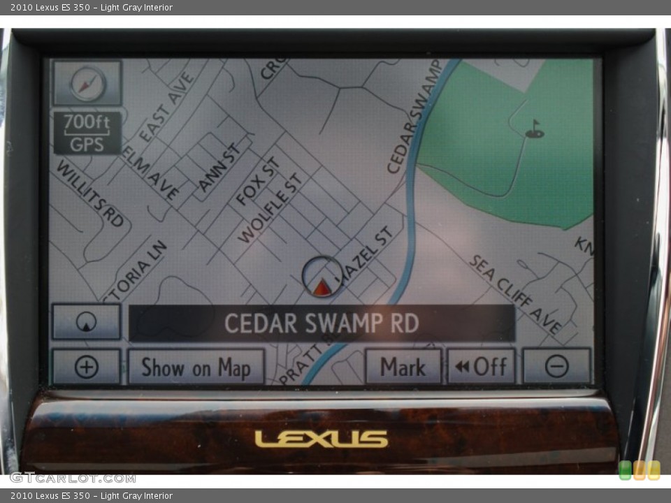 Light Gray Interior Navigation for the 2010 Lexus ES 350 #79775109