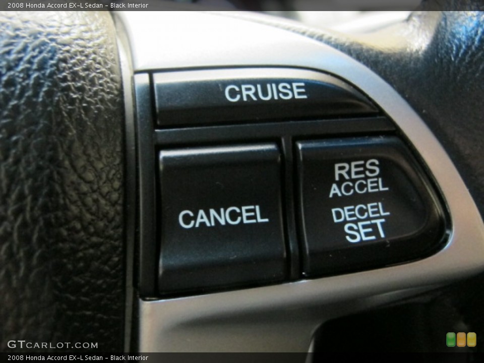 Black Interior Controls for the 2008 Honda Accord EX-L Sedan #79776265