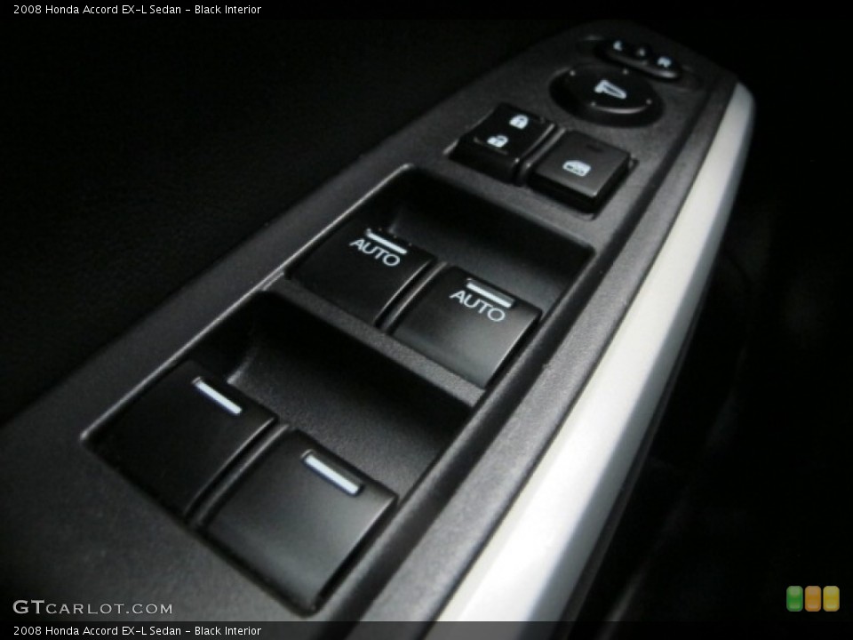 Black Interior Controls for the 2008 Honda Accord EX-L Sedan #79776283