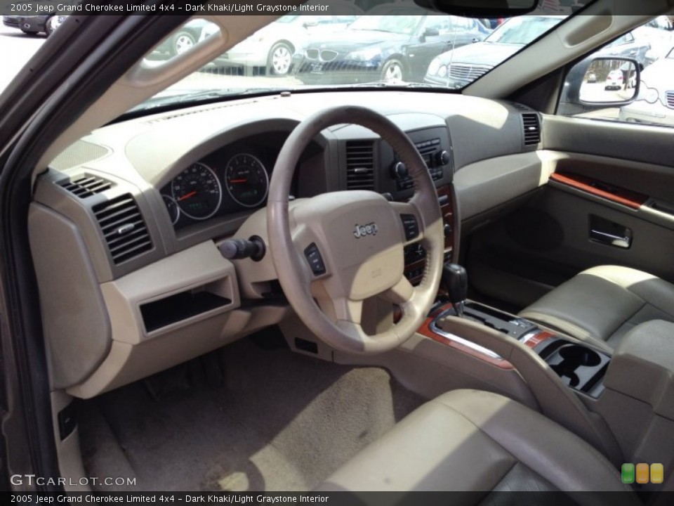 Dark Khaki/Light Graystone Interior Prime Interior for the 2005 Jeep Grand Cherokee Limited 4x4 #79777096