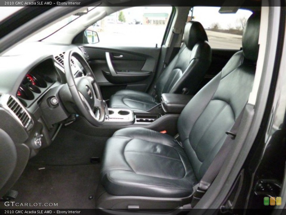 Ebony Interior Photo for the 2010 GMC Acadia SLE AWD #79778794