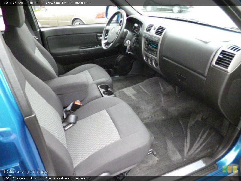 Ebony Interior Photo for the 2012 Chevrolet Colorado LT Crew Cab 4x4 #79779426