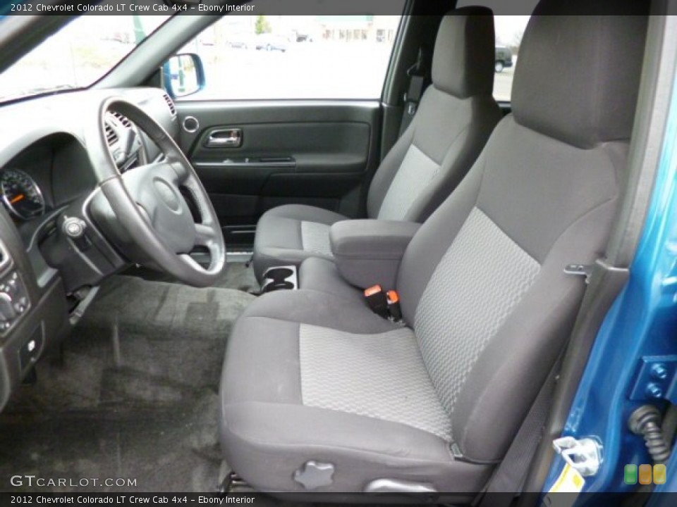 Ebony Interior Photo for the 2012 Chevrolet Colorado LT Crew Cab 4x4 #79779523