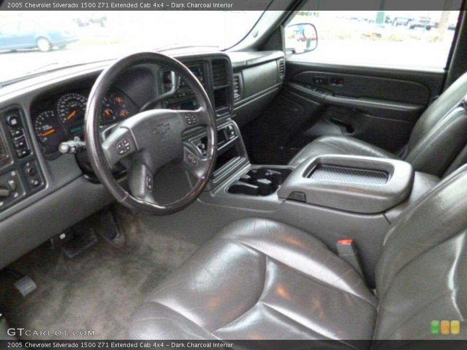 Dark Charcoal Interior Prime Interior for the 2005 Chevrolet Silverado 1500 Z71 Extended Cab 4x4 #79779883