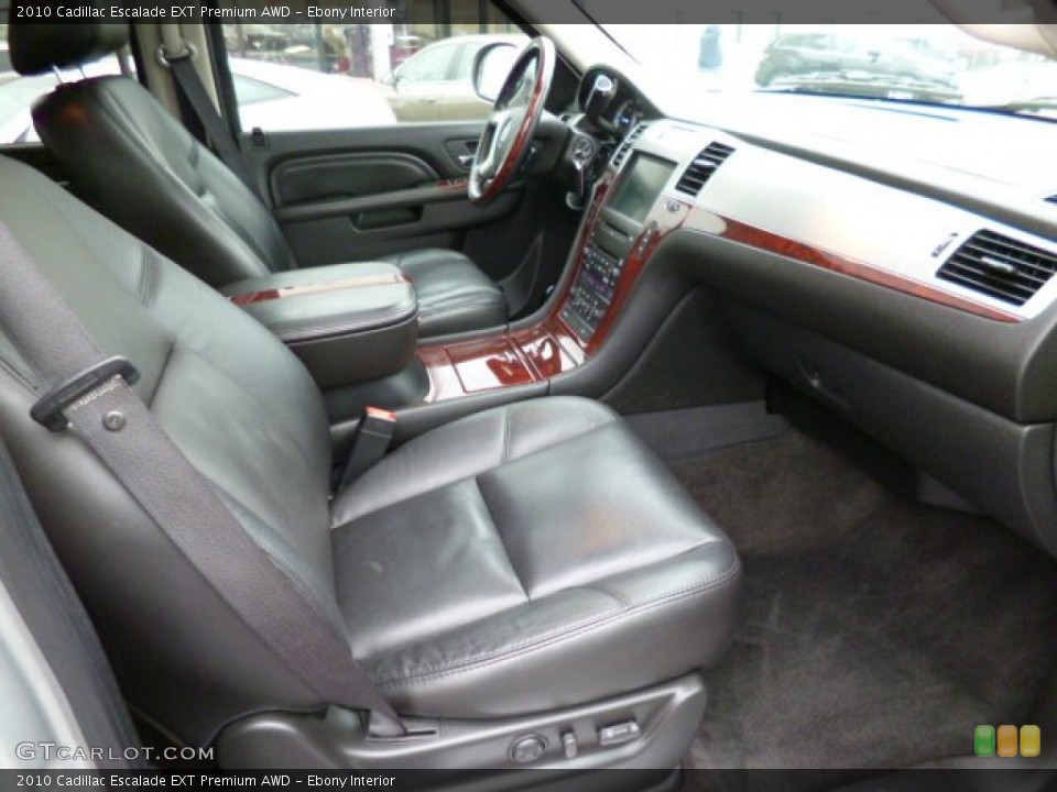 Ebony Interior Photo for the 2010 Cadillac Escalade EXT Premium AWD #79780759
