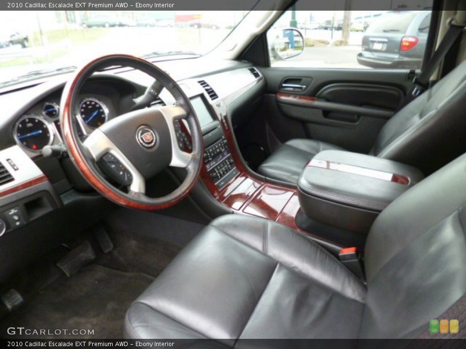 Ebony 2010 Cadillac Escalade Interiors