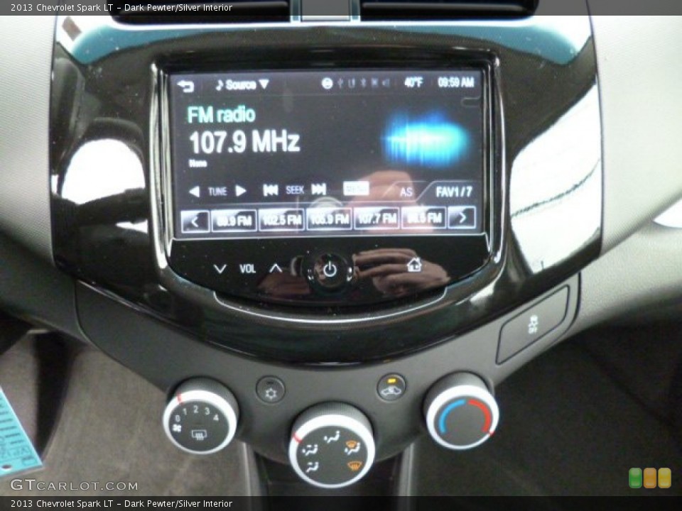 Dark Pewter/Silver Interior Controls for the 2013 Chevrolet Spark LT #79781654