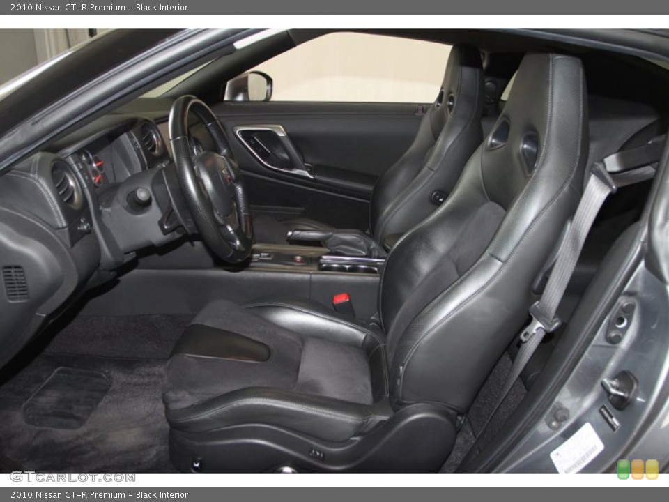 Black Interior Front Seat for the 2010 Nissan GT-R Premium #79781659