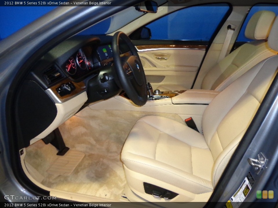 Venetian Beige Interior Photo for the 2012 BMW 5 Series 528i xDrive Sedan #79781836