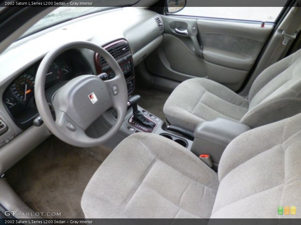 Gray Interior Prime Interior for the 2002 Saturn L Series L200 Sedan #79781948