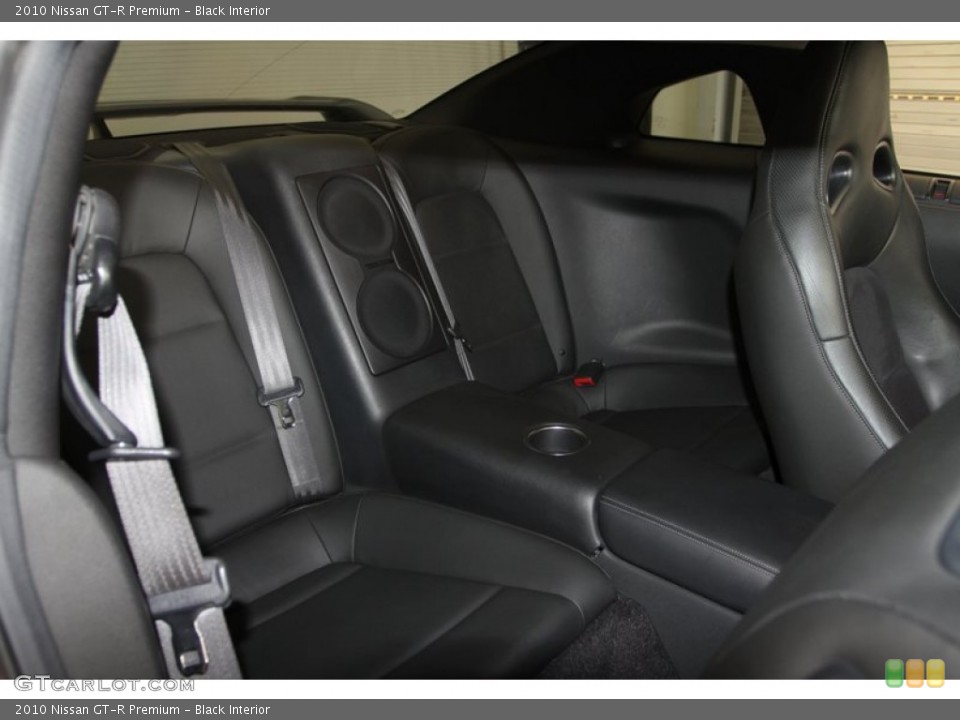 Black Interior Rear Seat for the 2010 Nissan GT-R Premium #79782222
