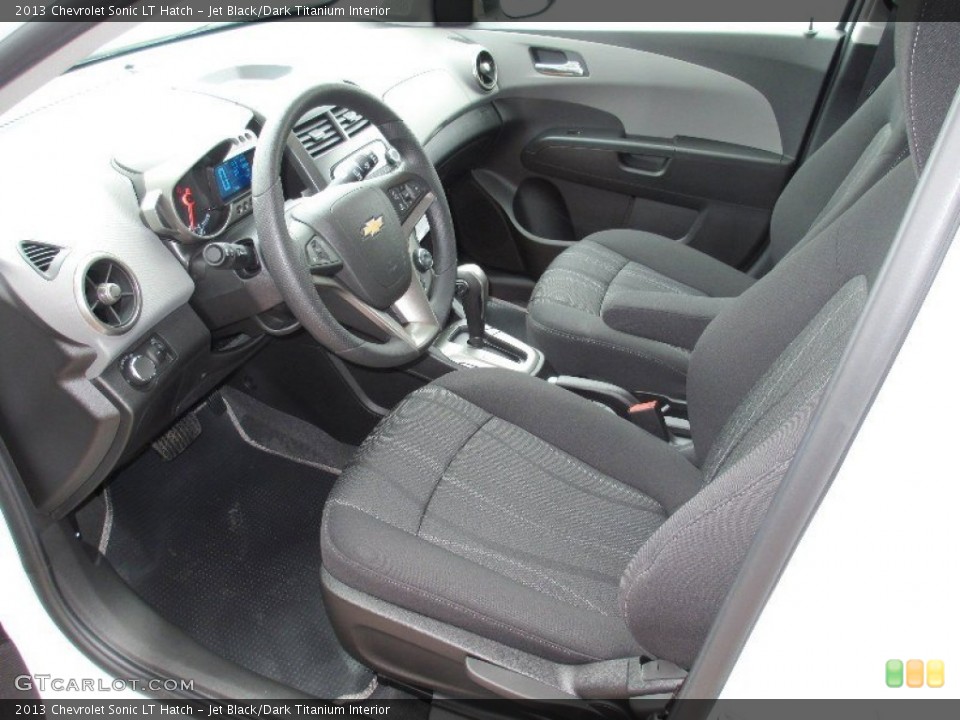 Jet Black/Dark Titanium Interior Prime Interior for the 2013 Chevrolet Sonic LT Hatch #79782367
