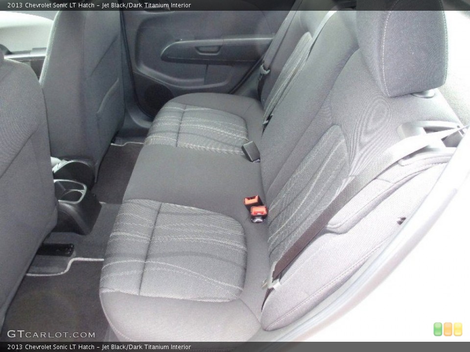Jet Black/Dark Titanium Interior Rear Seat for the 2013 Chevrolet Sonic LT Hatch #79782382