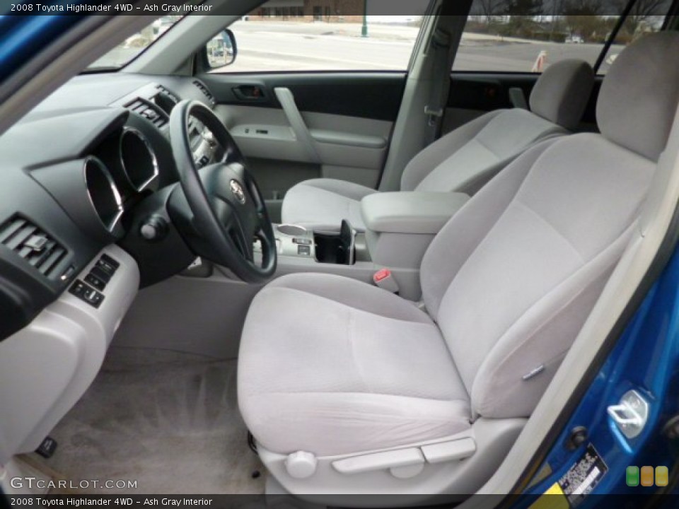 Ash Gray Interior Photo for the 2008 Toyota Highlander 4WD #79782670
