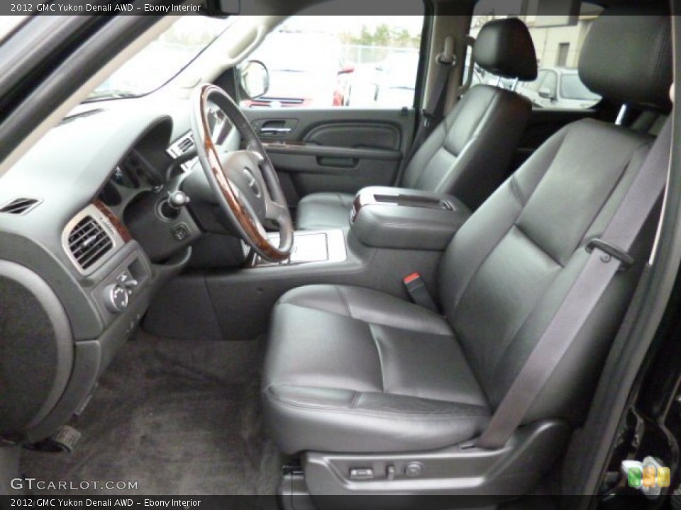 Ebony Interior Photo for the 2012 GMC Yukon Denali AWD #79783051