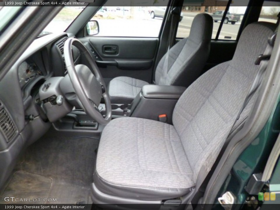 Agate Interior Front Seat for the 1999 Jeep Cherokee Sport 4x4 #79783425