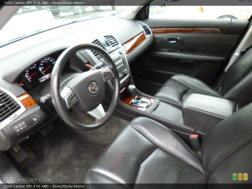 Ebony/Ebony 2009 Cadillac SRX Interiors