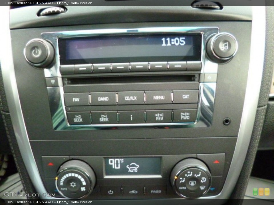 Ebony/Ebony Interior Controls for the 2009 Cadillac SRX 4 V6 AWD #79784203