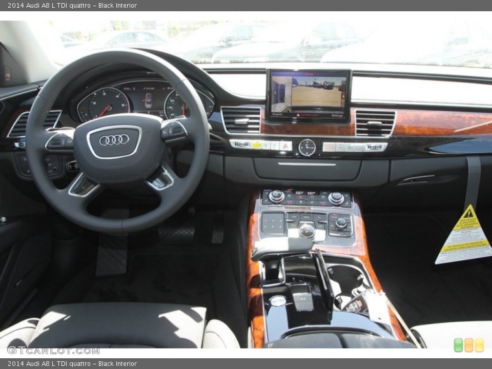 Black Interior Dashboard for the 2014 Audi A8 L TDI quattro #79785494