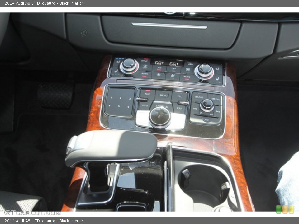 Black Interior Controls for the 2014 Audi A8 L TDI quattro #79785706