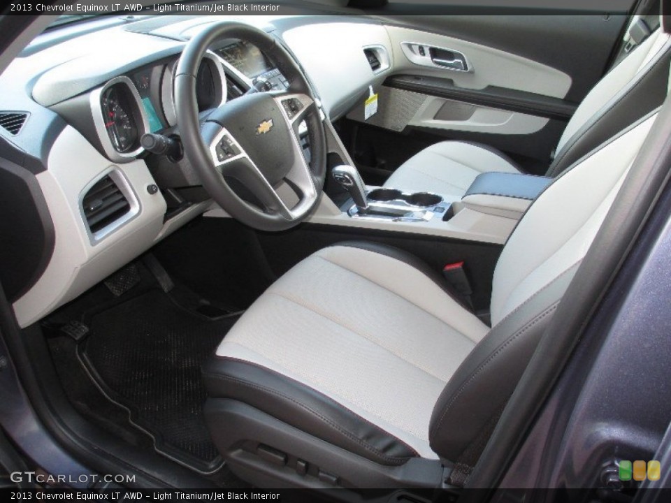 Light Titanium/Jet Black Interior Prime Interior for the 2013 Chevrolet Equinox LT AWD #79786411