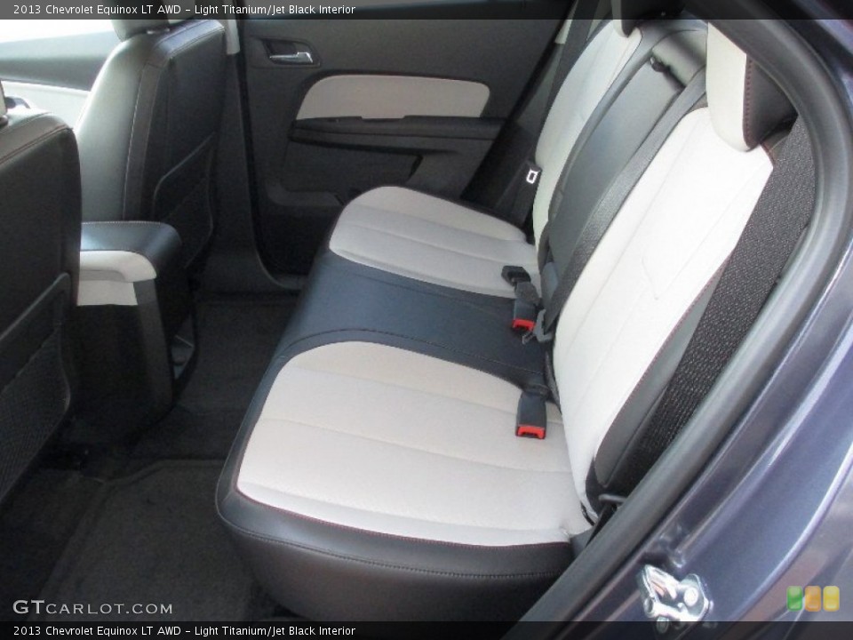 Light Titanium/Jet Black Interior Rear Seat for the 2013 Chevrolet Equinox LT AWD #79786435