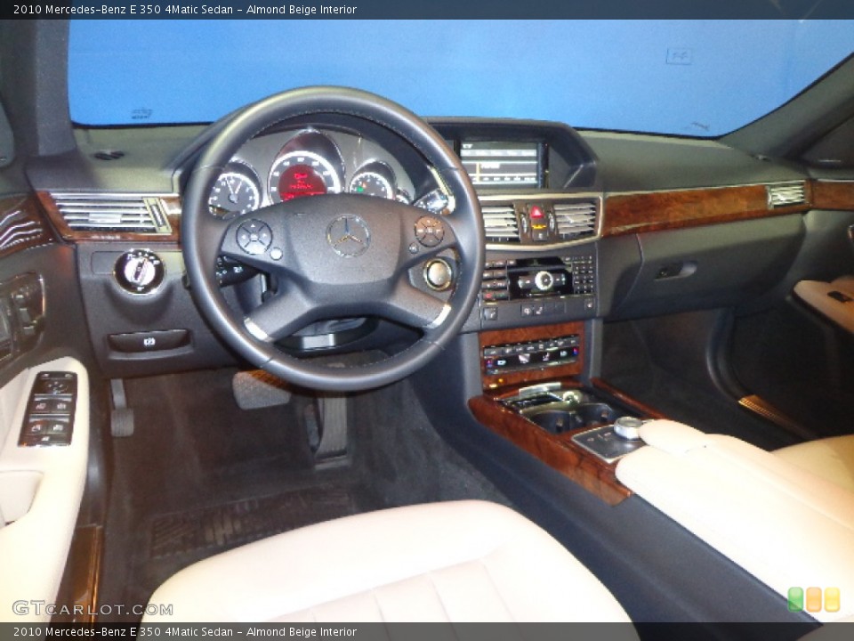 Almond Beige Interior Dashboard for the 2010 Mercedes-Benz E 350 4Matic Sedan #79786483
