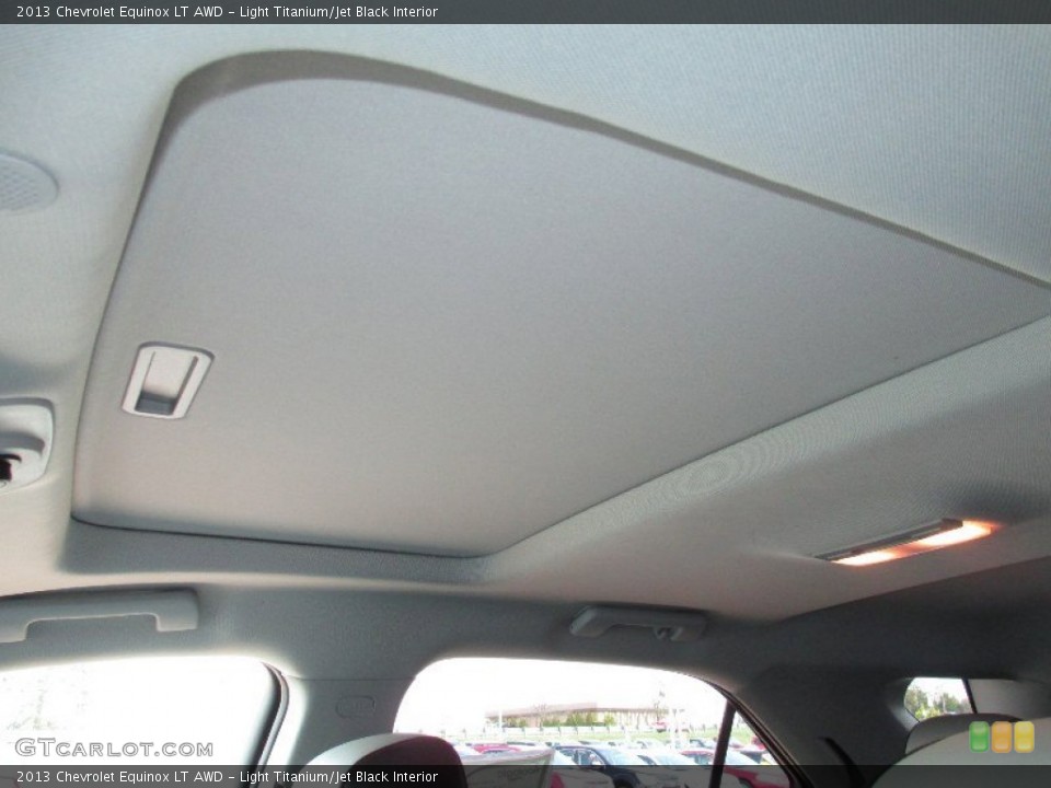 Light Titanium/Jet Black Interior Sunroof for the 2013 Chevrolet Equinox LT AWD #79786609