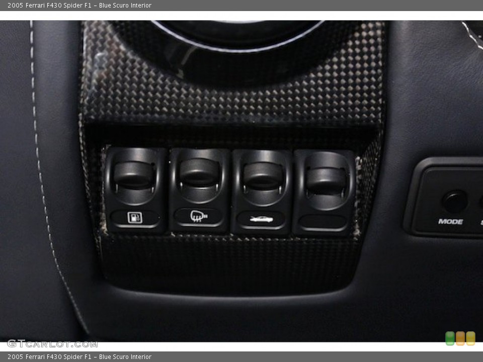 Blue Scuro Interior Controls for the 2005 Ferrari F430 Spider F1 #79786612