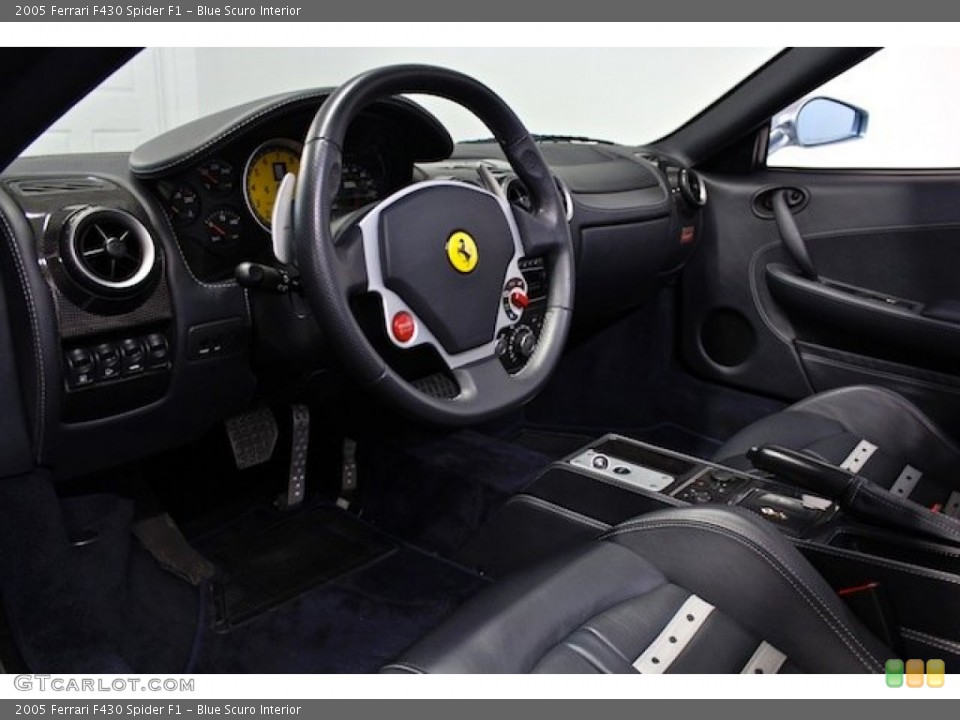 Blue Scuro Interior Dashboard for the 2005 Ferrari F430 Spider F1 #79786624