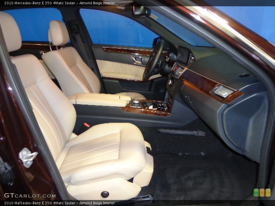 Almond Beige Interior Front Seat for the 2010 Mercedes-Benz E 350 4Matic Sedan #79786635