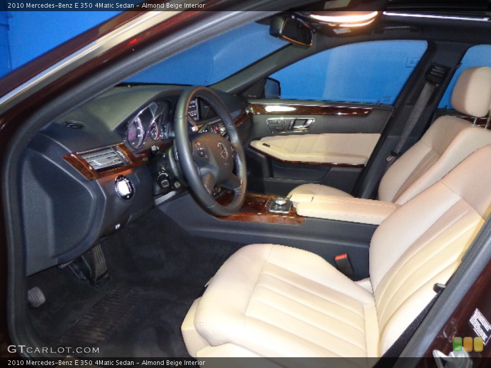 Almond Beige Interior Photo for the 2010 Mercedes-Benz E 350 4Matic Sedan #79786684
