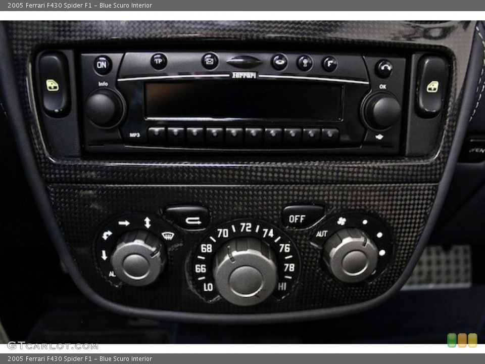 Blue Scuro Interior Controls for the 2005 Ferrari F430 Spider F1 #79786735