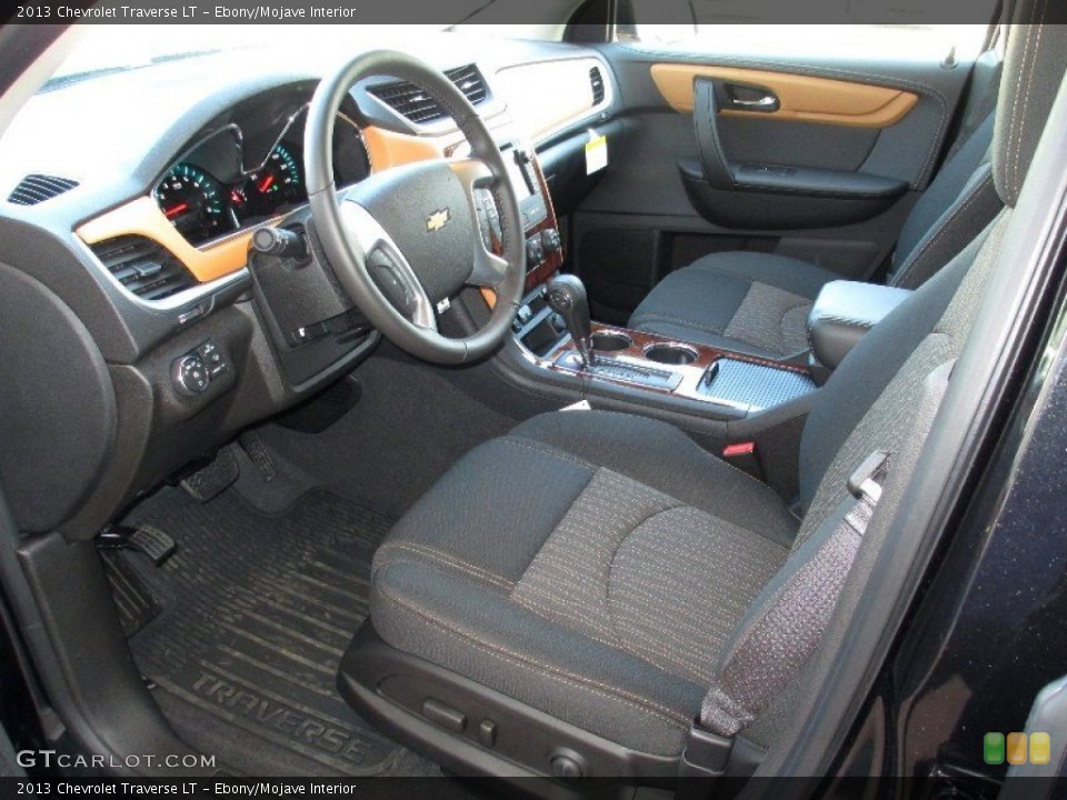 Ebony/Mojave 2013 Chevrolet Traverse Interiors