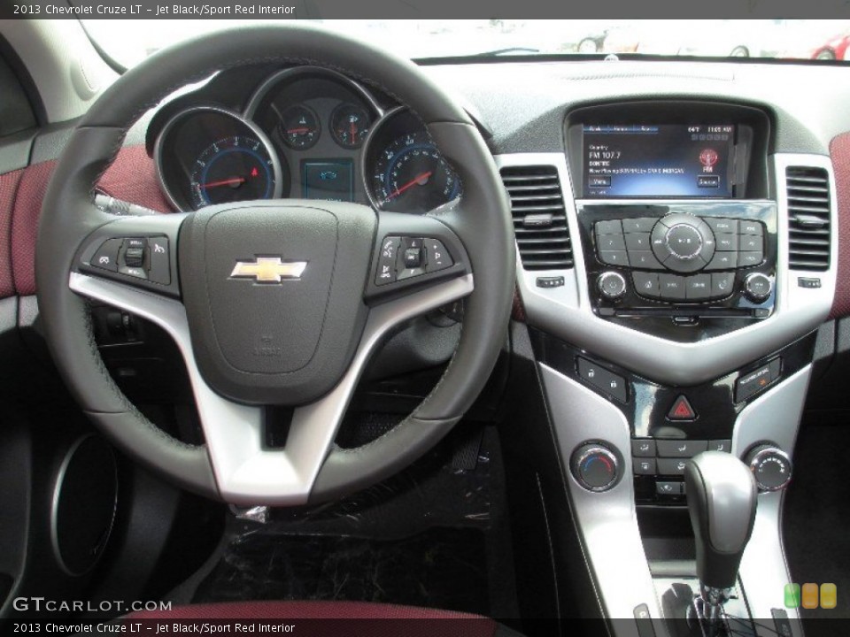 Jet Black/Sport Red Interior Dashboard for the 2013 Chevrolet Cruze LT #79789113