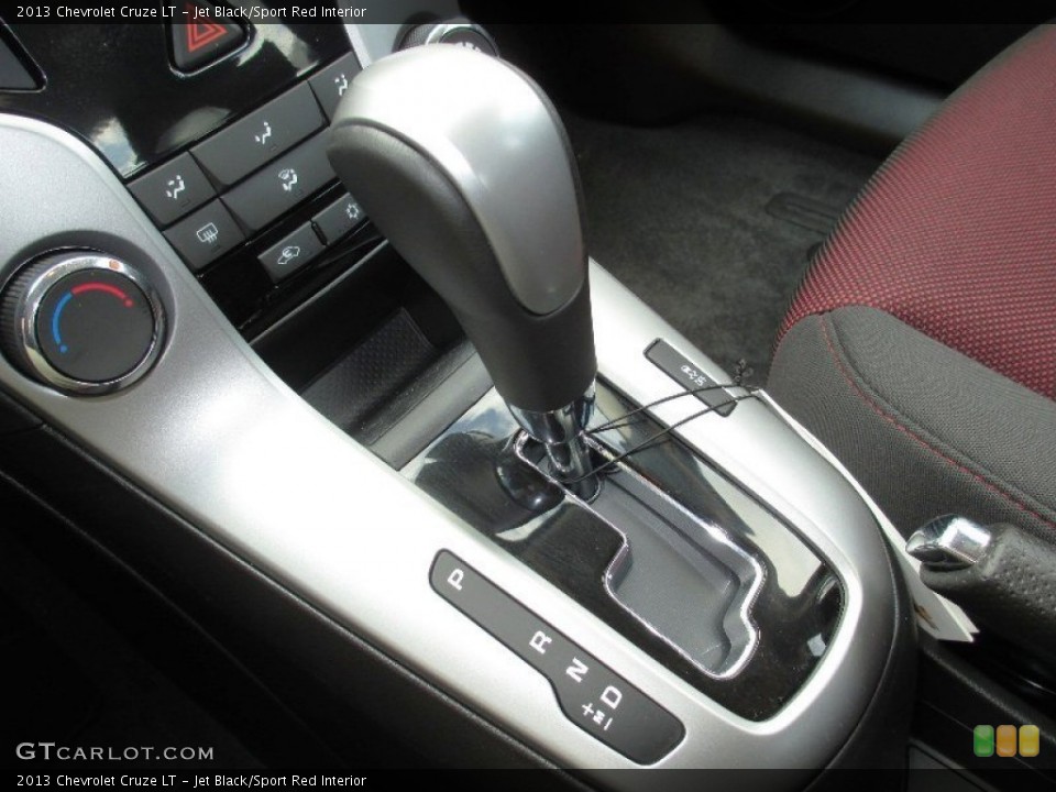 Jet Black/Sport Red Interior Transmission for the 2013 Chevrolet Cruze LT #79789474