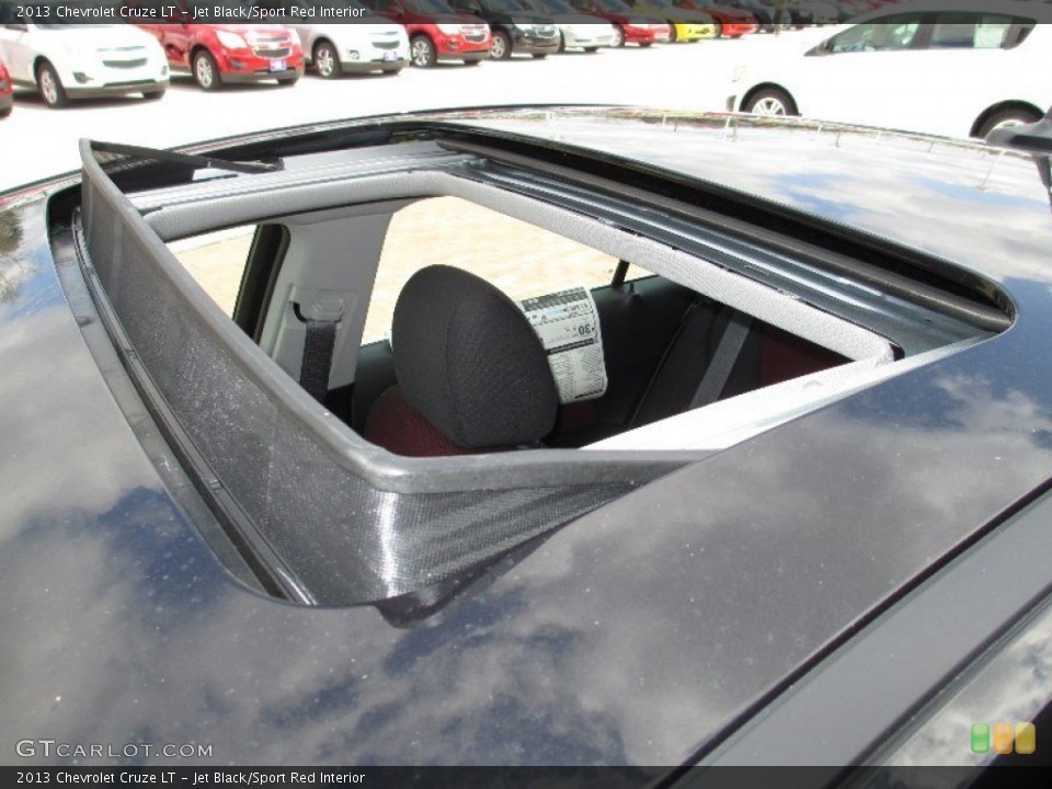 Jet Black/Sport Red Interior Sunroof for the 2013 Chevrolet Cruze LT #79789591