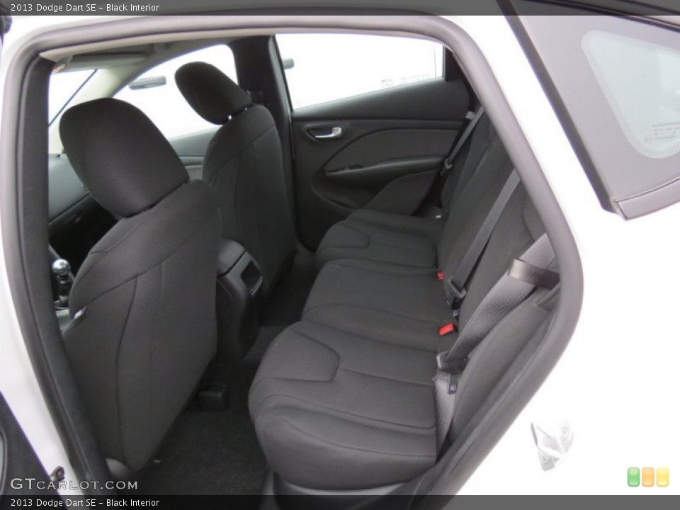 Black Interior Rear Seat for the 2013 Dodge Dart SE #79789825